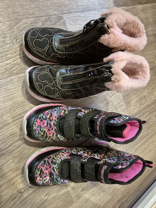 Сапоги skechers 35 розмір  двійні