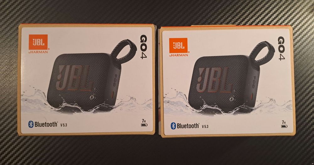 2 sztuki JBL go4 w kolorze czarnym nowe