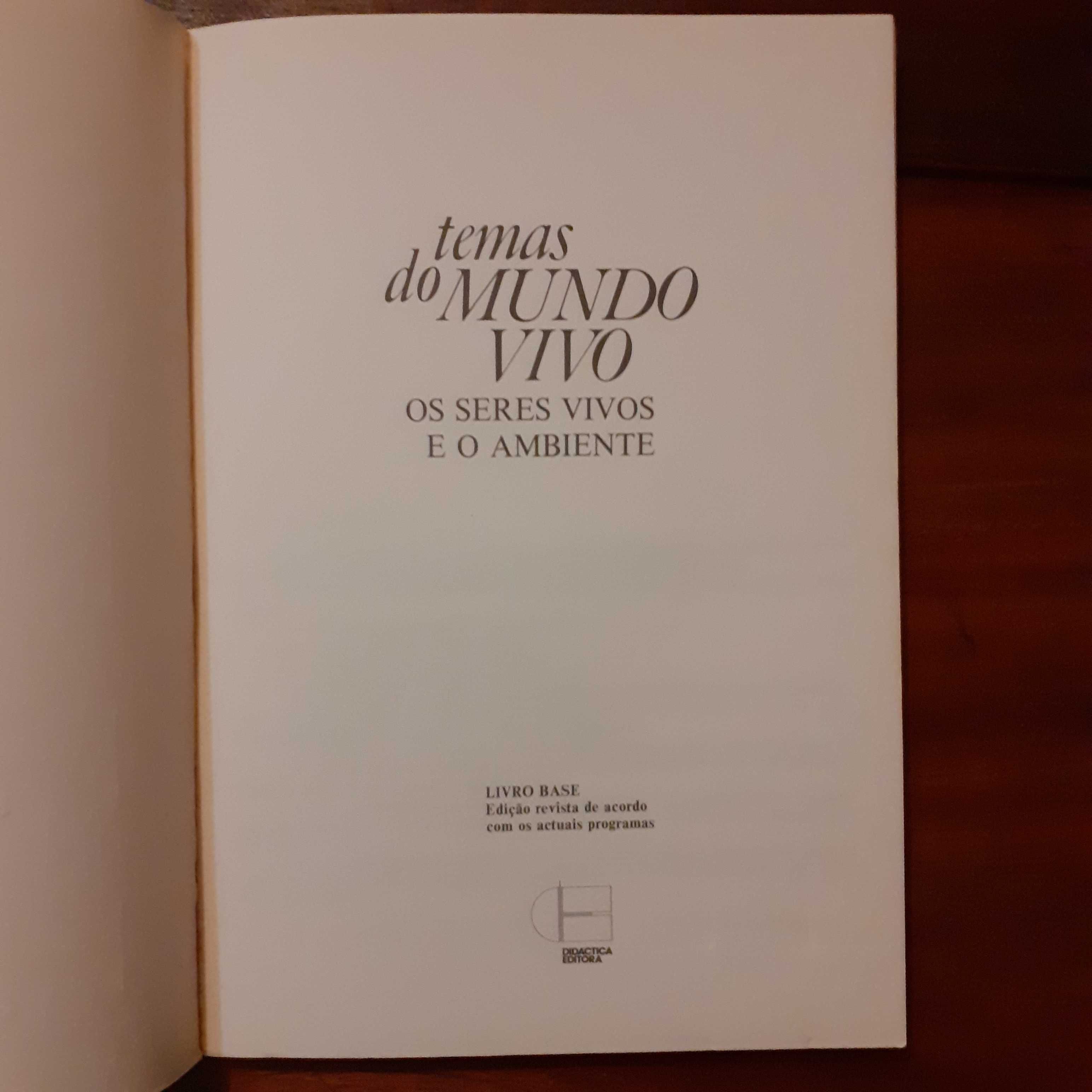 Temas Do Mundo Vivo - Os Seres Vivos E O Ambiente