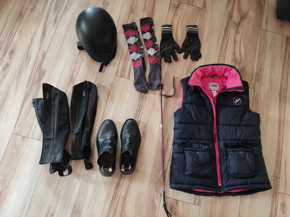 zestaw do jazdy konnej fOuganza - 12-16 lat -  oryginalny