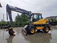 Volvo EW140C Rotator PODPORY 160 180  Koparka kołowa głowica Engcon Webasto 9742 mth