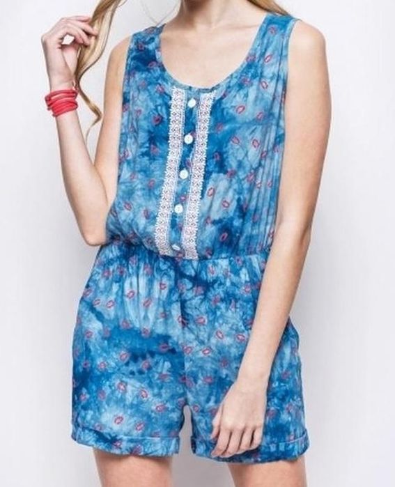 Комбінезон з шортами, штапель, новий, 48р