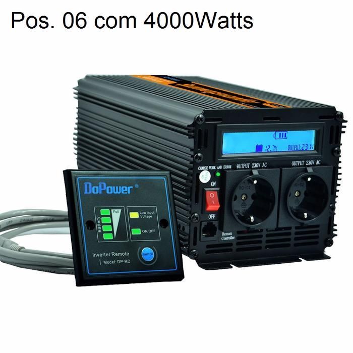 Vendo conversores de 12V e 24V com pontêcia de 500 a 4000W