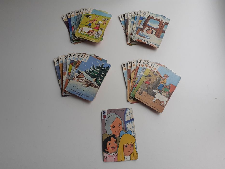 Baralho de cartas da Heidi
