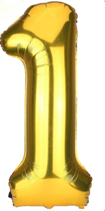 Balon foliowy czyfra 8 100cm złoty róż 2 sztuki w opakowaniu