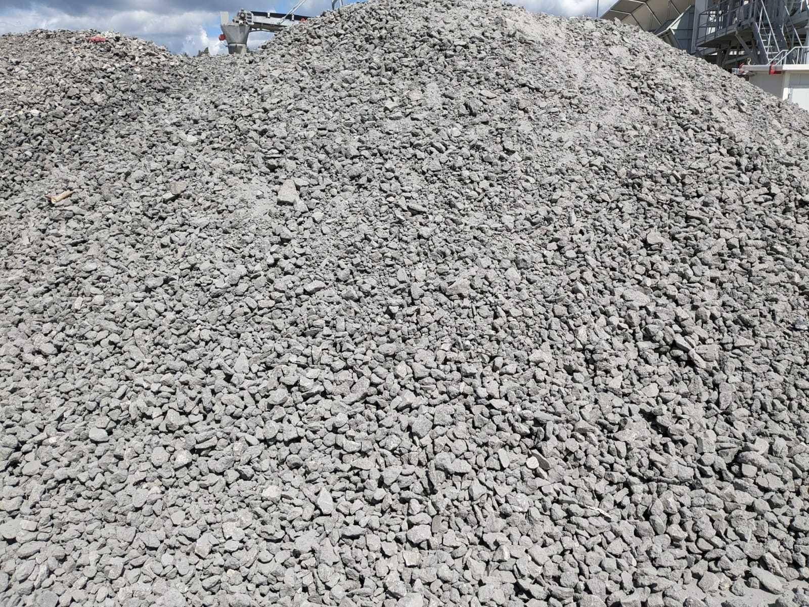 100% Czysty gruz betonowy frakcja 0/63 mm