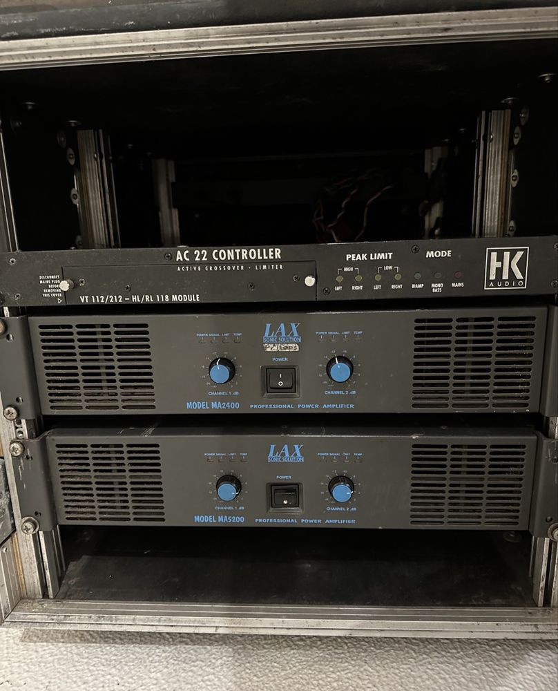 Pa hk passivo com amplificadores /rack