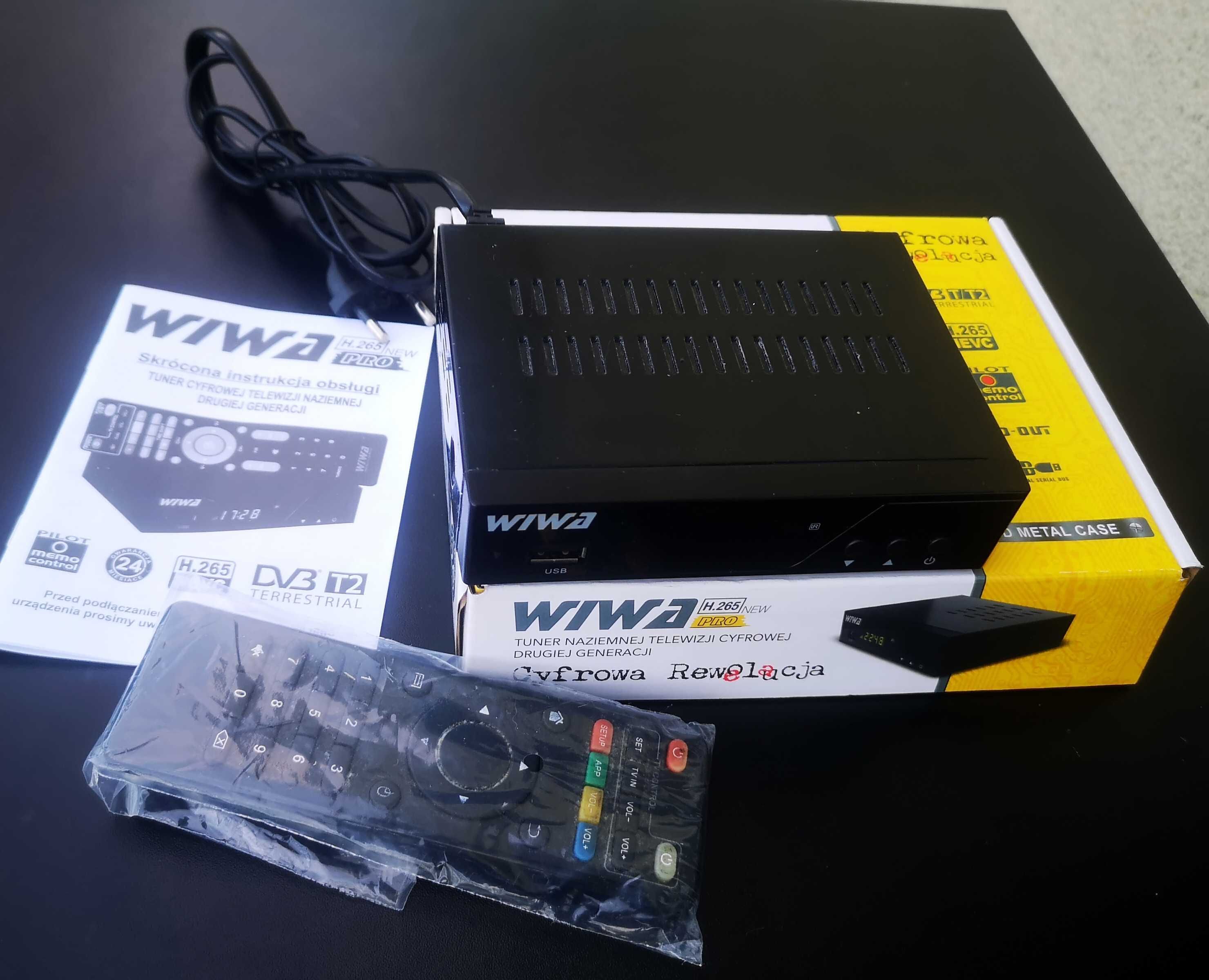 Tuner DVB-T2 WIWA USB hdmi Pvr H265 DEKODER TV