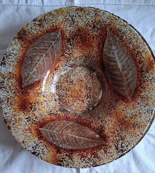 Taça Vidro Decorativa, 38,5cm / Decorative Glass Goblet