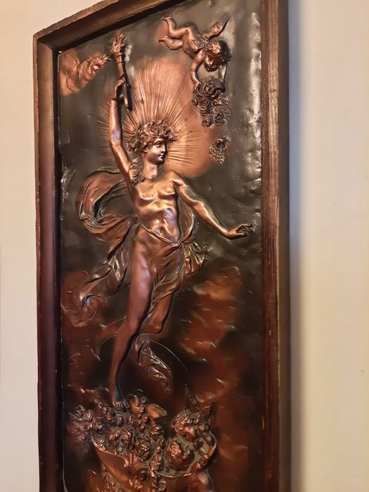 Obraz stary  miedź  Prometeusz