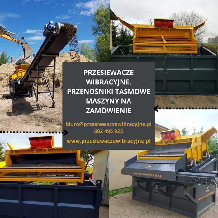 Przesiewacz wibracyjny 3 frakcyjny PWB-403F