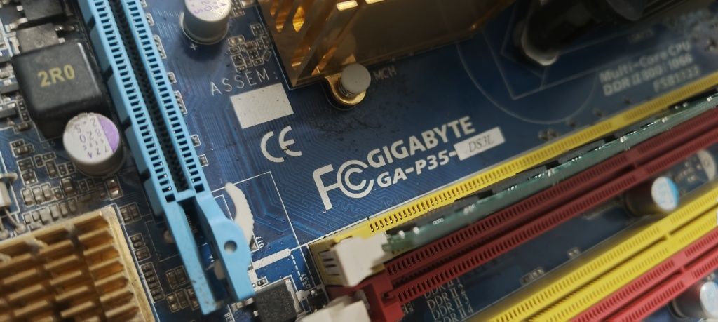 Płyta Ga P 35 DS3L + Pentium E 2160 Dual Core + 1gb Ram