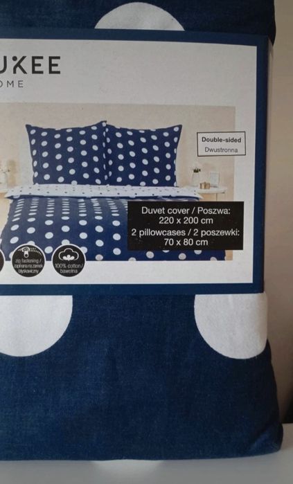 Pościel z satyny bawełnianej 200 x 220