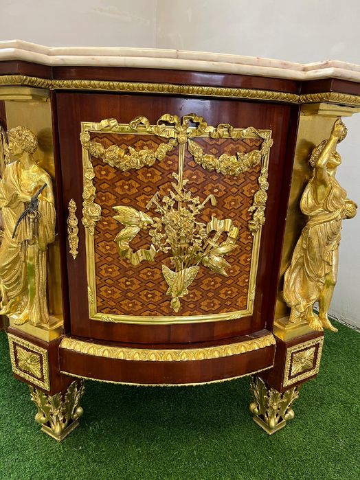 MASYWNA POSTACIOWA komoda - bufet w stylu barokowym