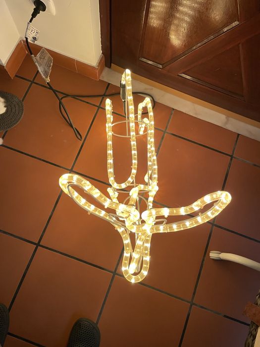 Iluminacao de Natal, interior/exterior