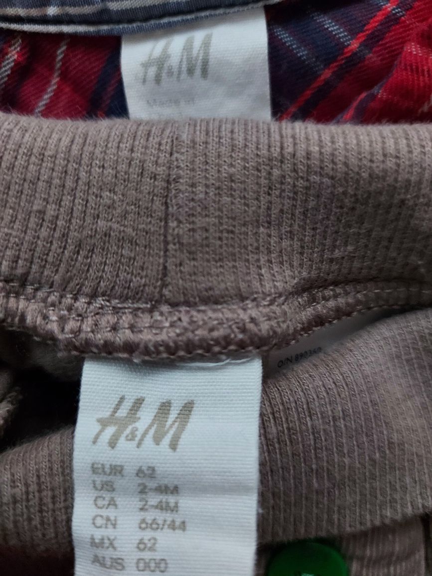 Komplet H&M 62 dla chłopca