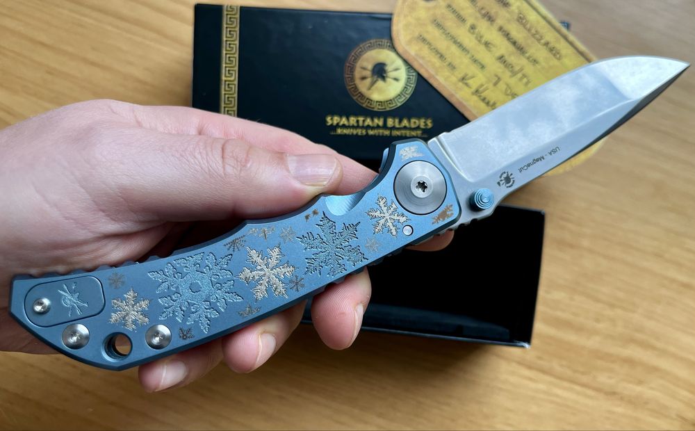 Nóż folder Spartan Blades Harsey „Blizzard” limitowana edycja