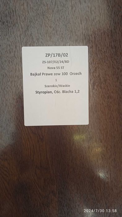 Nowe drzwi zewnętrzne prawe z ościerznicą