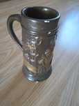 PRL Kufel Ozdobny Ceramiczny do Piwa