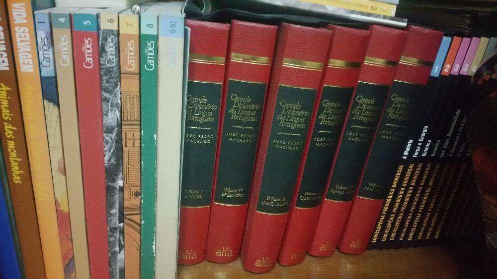 Coleção de livros, enciclopédias diversas em excelente estado