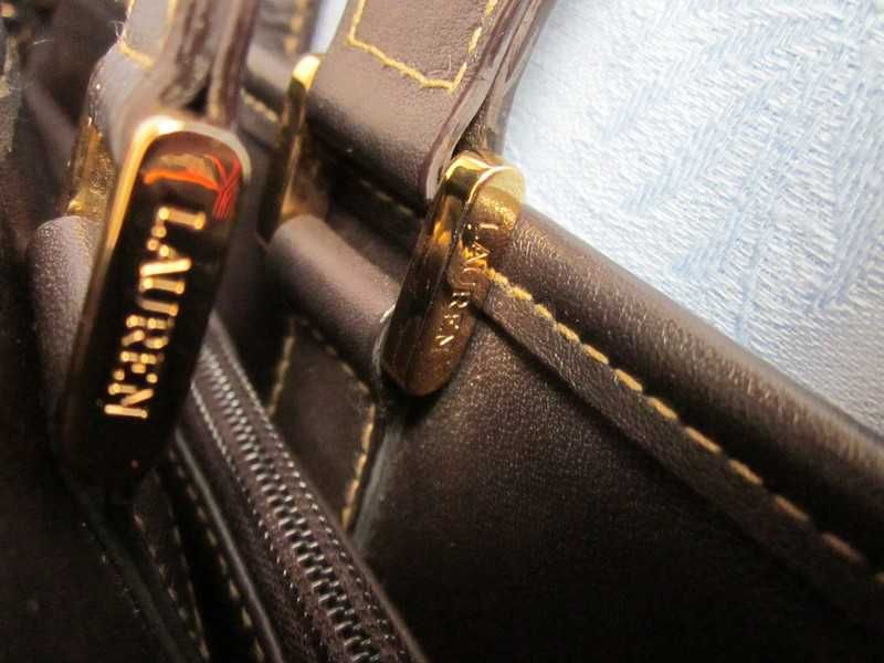 Ralph Lauren torebka skórzana torba vintage