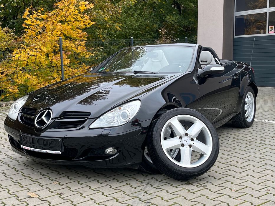 Mercedes-Benz SLK 1.8 Kompressor 163 PS Automat Navi Skóra 2 x Alu Pełny Serwis w ASO !