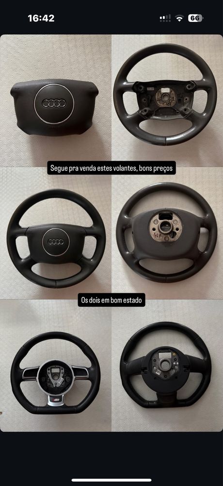 Volantes audi usados