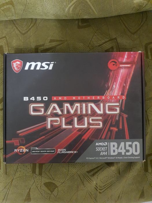 Продам материнскую плату MSI B450 Gaming plus