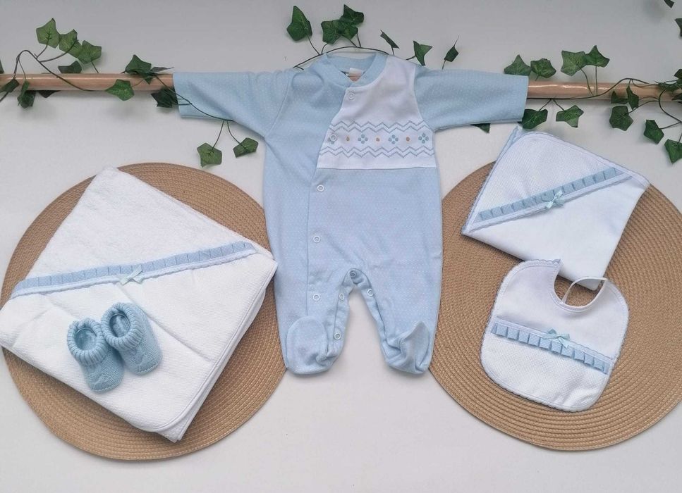 Conjunto saída da maternidade rosa