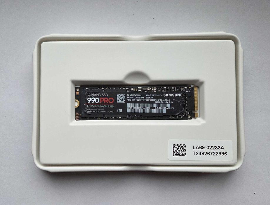 Dysk Samsung 990 PRO SSD 4TB M.2 PCIe Gen4 NVMe MZ-V9P4T0BW