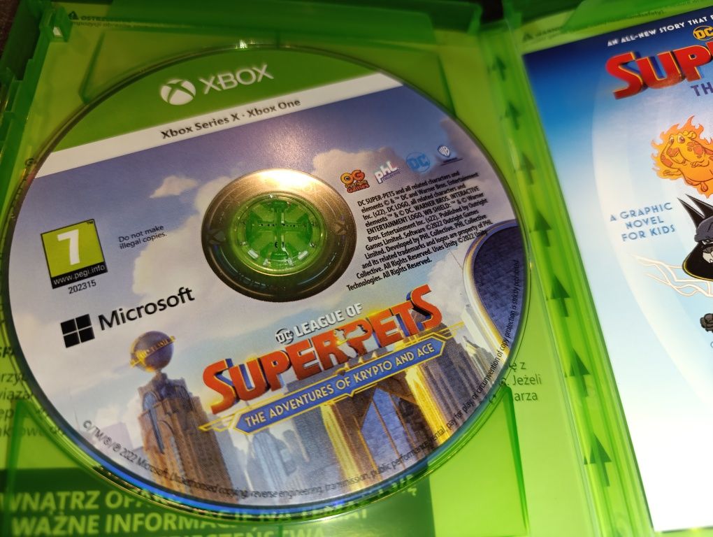 Super Pets Liga DC League Przygody Krypto i Asa Xbox One Series pl