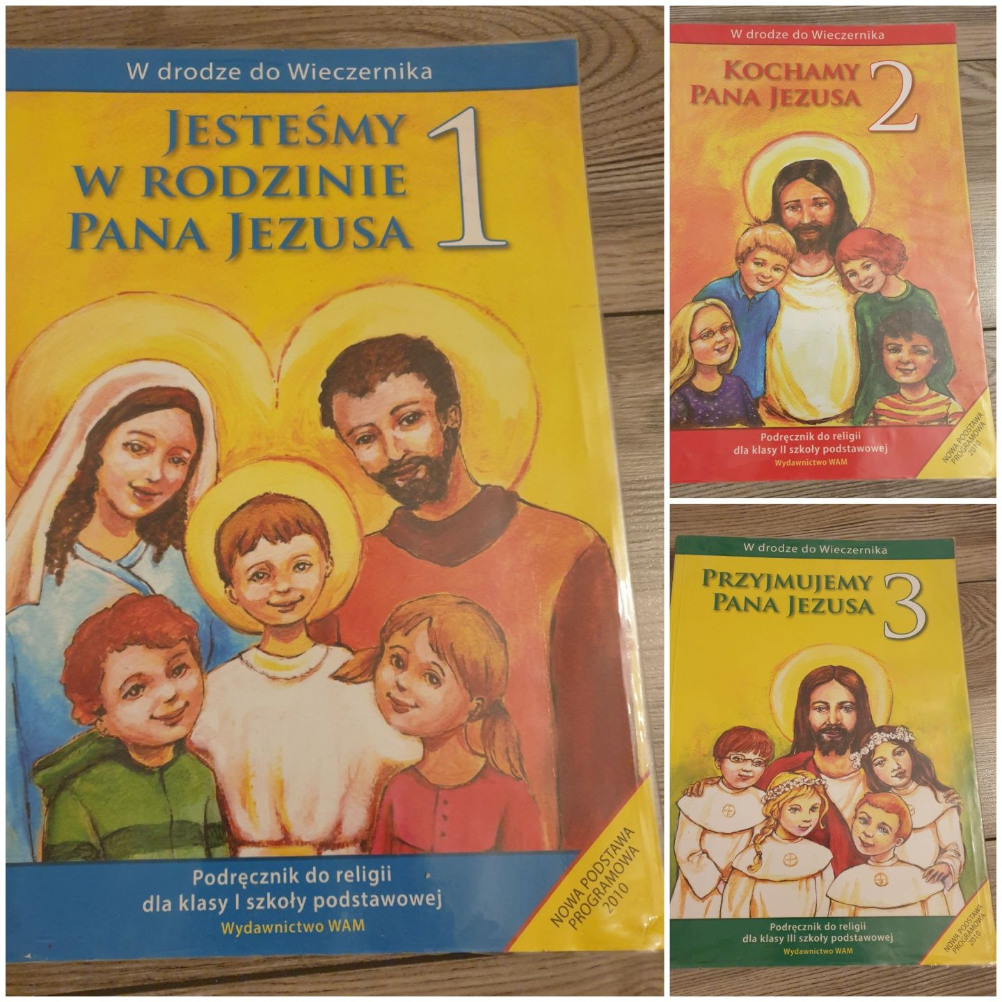 Książki do religi kl. 1,2,3