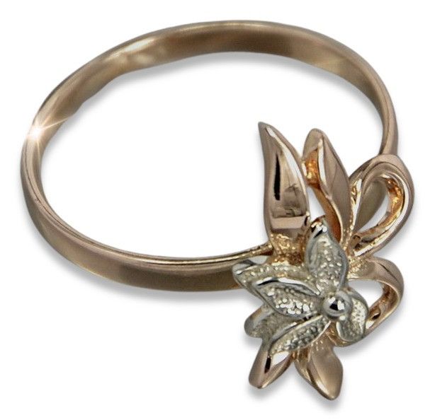 Radziecki 14k 585 złoty pierścionek z różowego złota vrn043 Wrocław