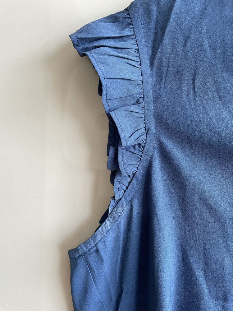 Top azul Tiffosi