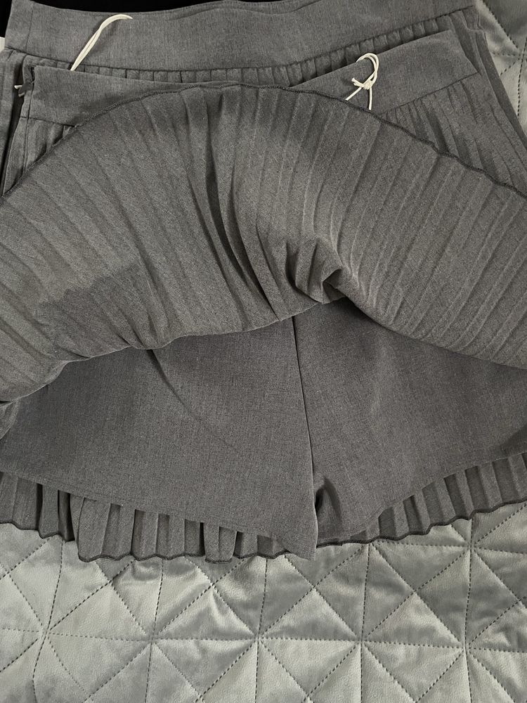 Спідниця шорти юбка зара zara плісірована