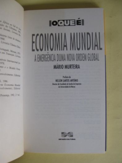 Economia Mundial - A Emergência duma Nova Ordem Global -Mário Murteira