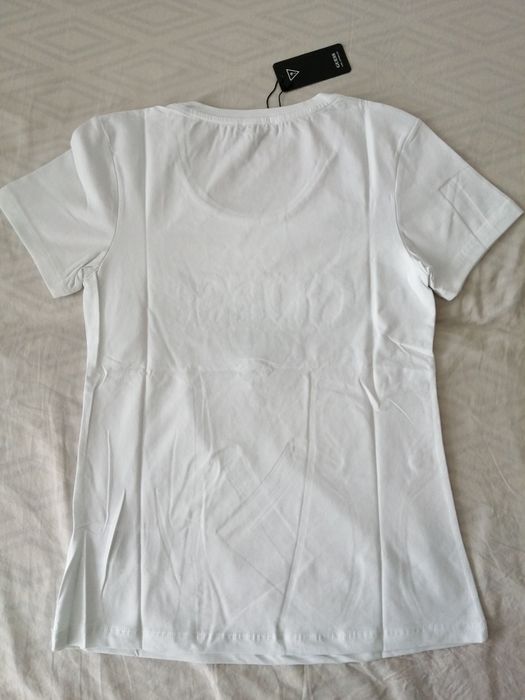 NOWA damska koszulka Guess t-shirt gg bluzka biała XL 42