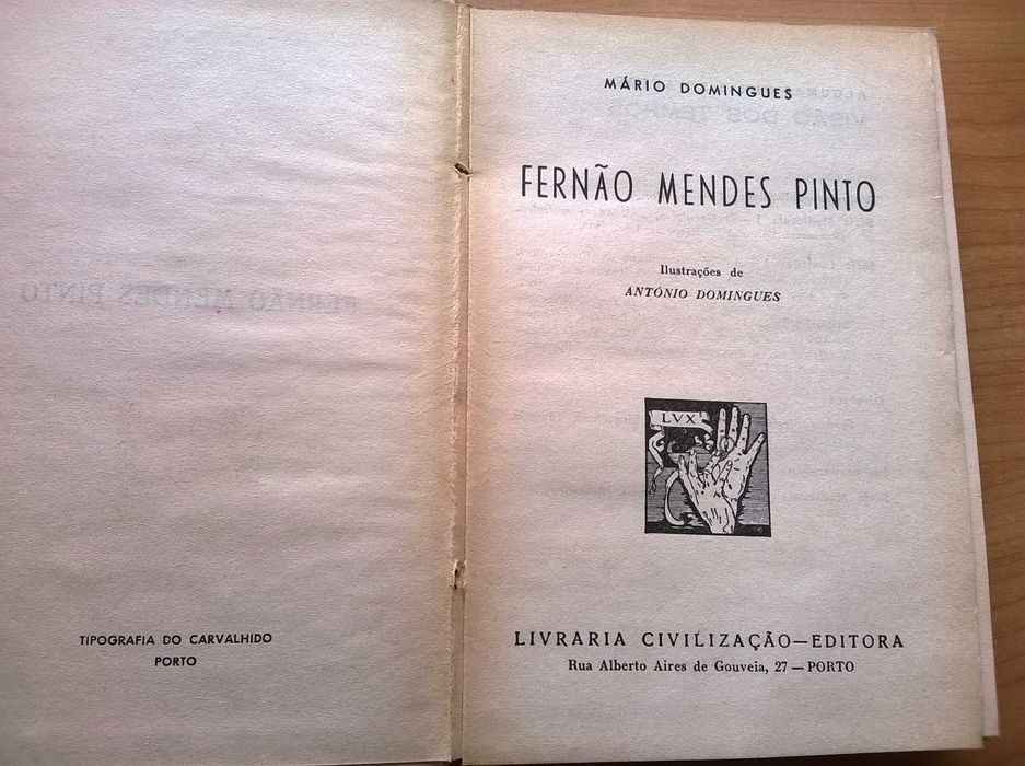 Fernão Mendes Pinto (Autografado) - Mário Domingues