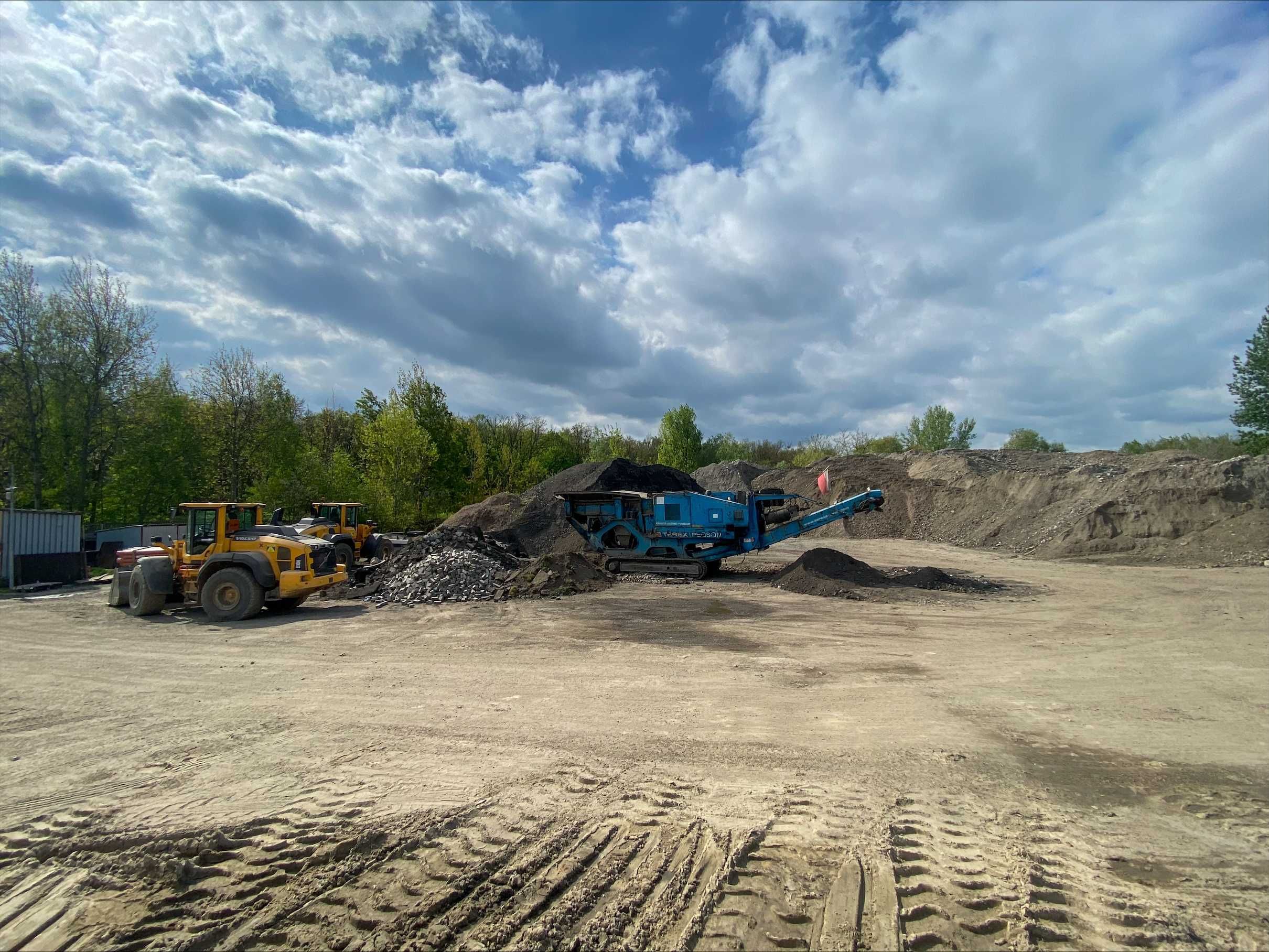 Wynajem Kruszarka mobilna,kruszenie betonu,gruzu,usługi kruszarką