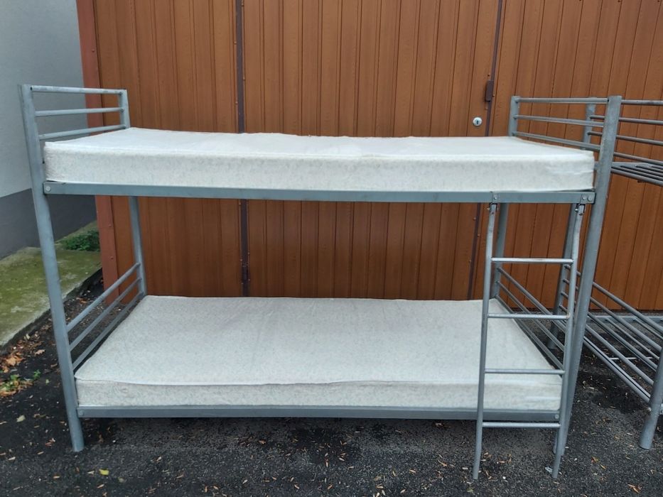 Sz-n dostawa gratis ŁÓŻKO piętrowe metalowe 90x200 materace w opcji