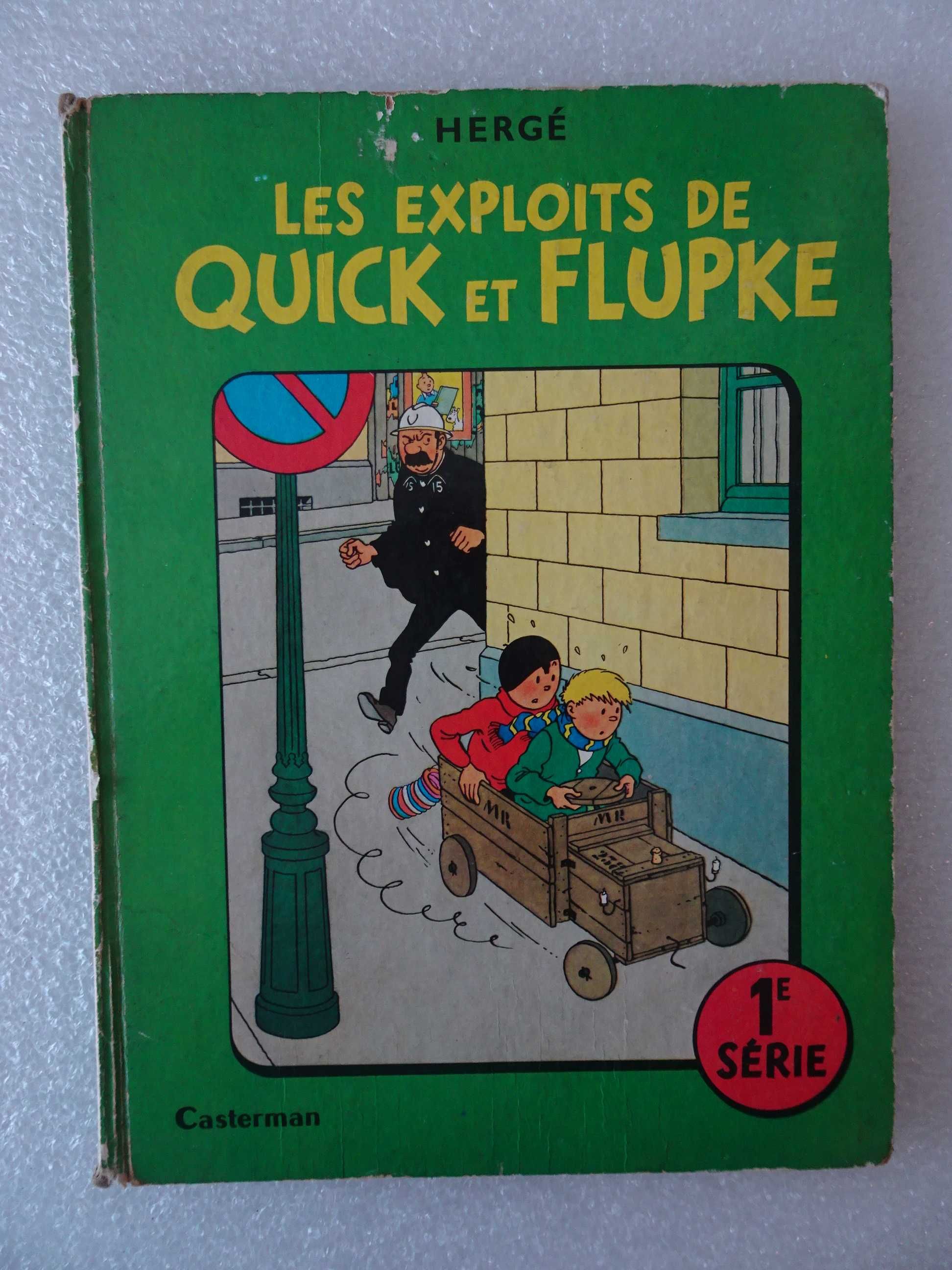 Livro - Les Exploits de Quick et Flupke - Casterman Quim e Filipe