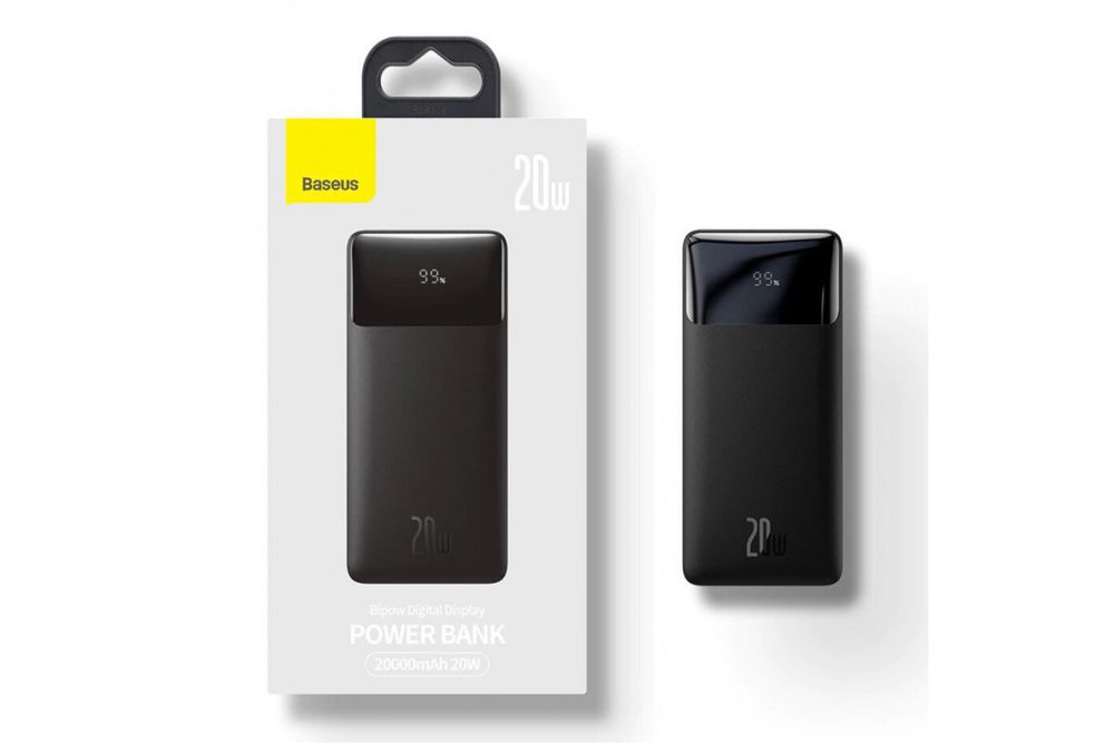 Power Bank Baseus Bipow 20000mAh 20W (НОВІ, Декілька ШТ, Оригинал)