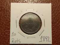 Portugal - moeda de 10 reis de 1892