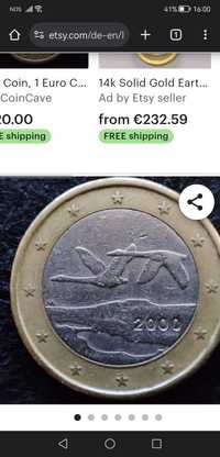 Vendo moeda 1 euro