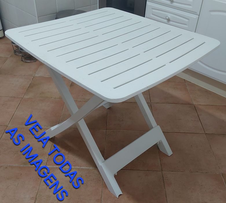 MESA EM PVC MULTIUSOS. Casa,Viagens,Sala,Campismo,Terraço,Varanda.
