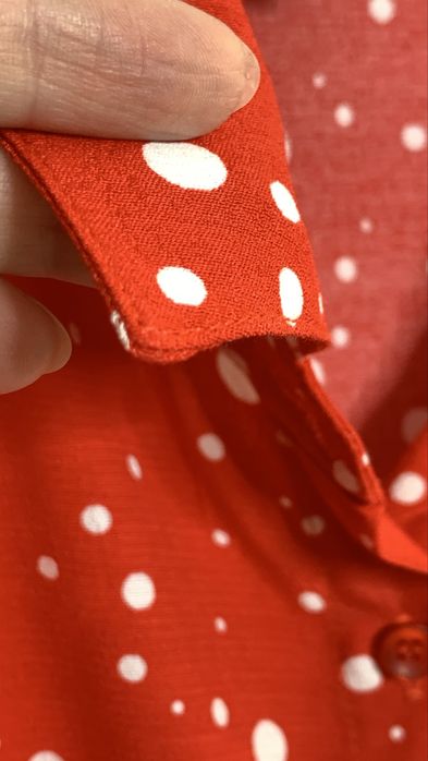 Przepiękna sukienka z wiskozy boska red M Sosandar midi