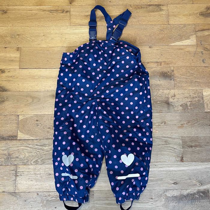 Impidimpi Spodnie Przeciwdeszczowe Ocieplane Dziewczynka 86-92 Cm 2-3l