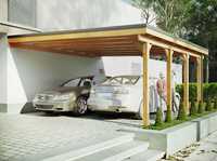 Wiata zadaszenie CARPORT SIDE II - 600x600 cm