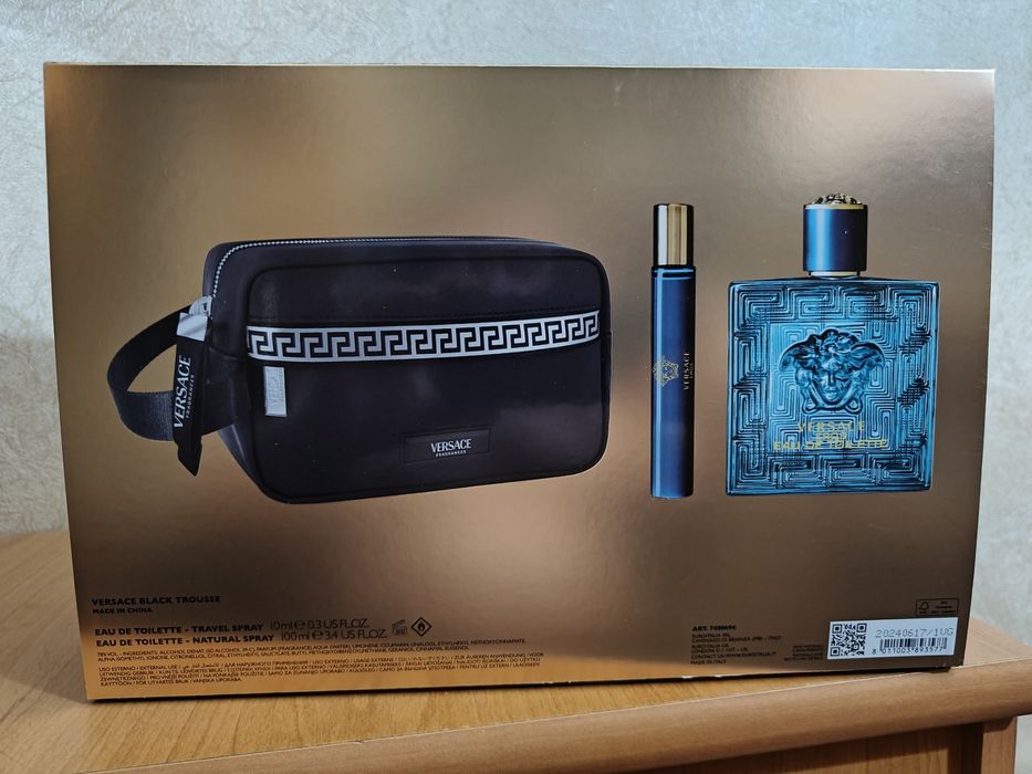 Versace Eros EDT Набір 100 мл + 10 мл.+несесер