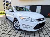 Ford Mondeo LED+Lift+BIAŁY+Convers+Alu16+NAWI+serwis+podg.fotele+parktronik+